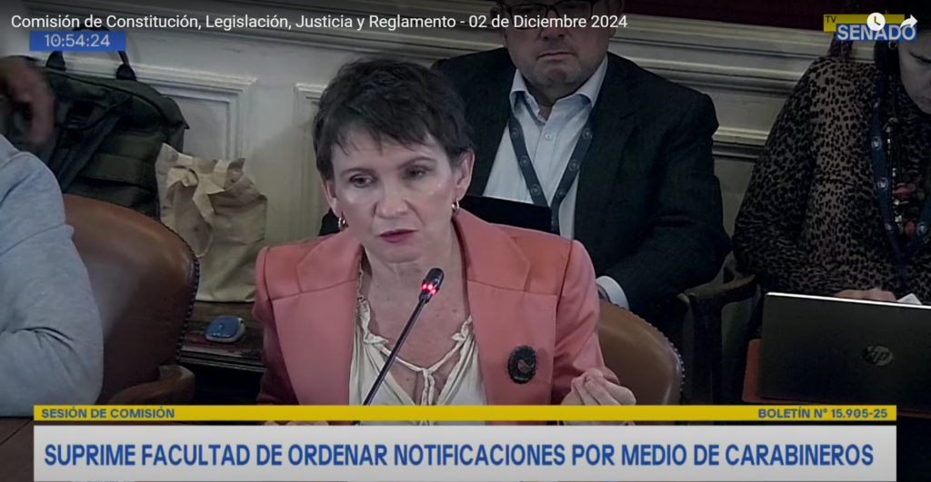 Ministra Toha en Comisión de Constitución del Senado - Lunes 02 de diciembre.